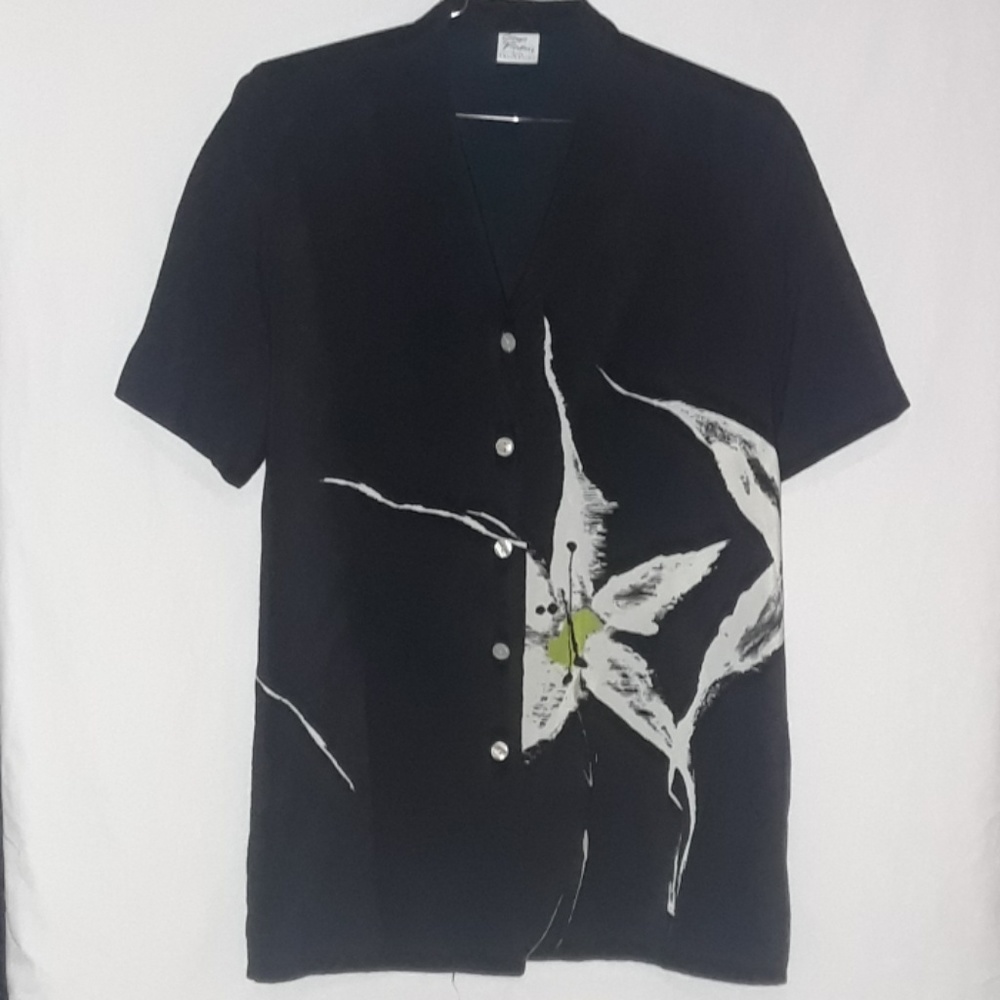 Giorgio Fiorlini Button Down Shortsleeve Top